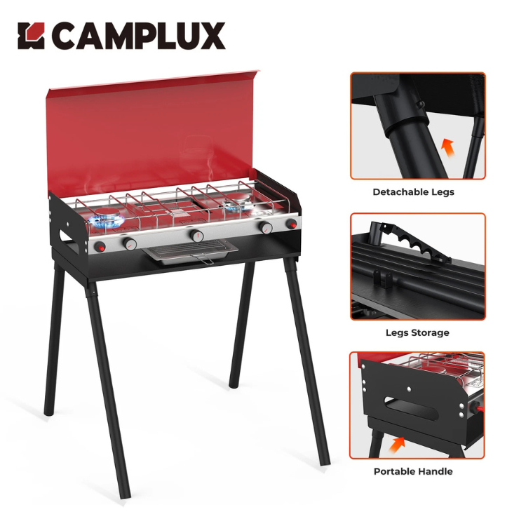 Camping Stove 3 Burner JK-6330