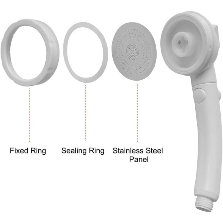 Hand Held Showerhead with 3.5M Hose, Portable Spray Shower Head, High Pressure with ON/Off Switch