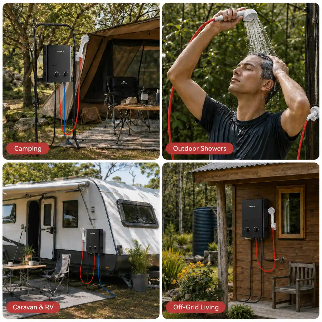 camplux ay132b outdoor hot water solutions
