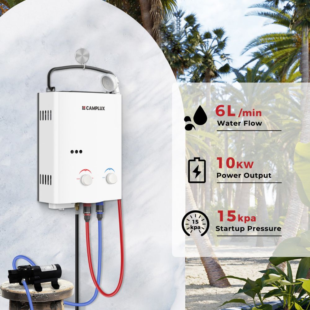 Camplux 5L Portable Tankless Water Heater