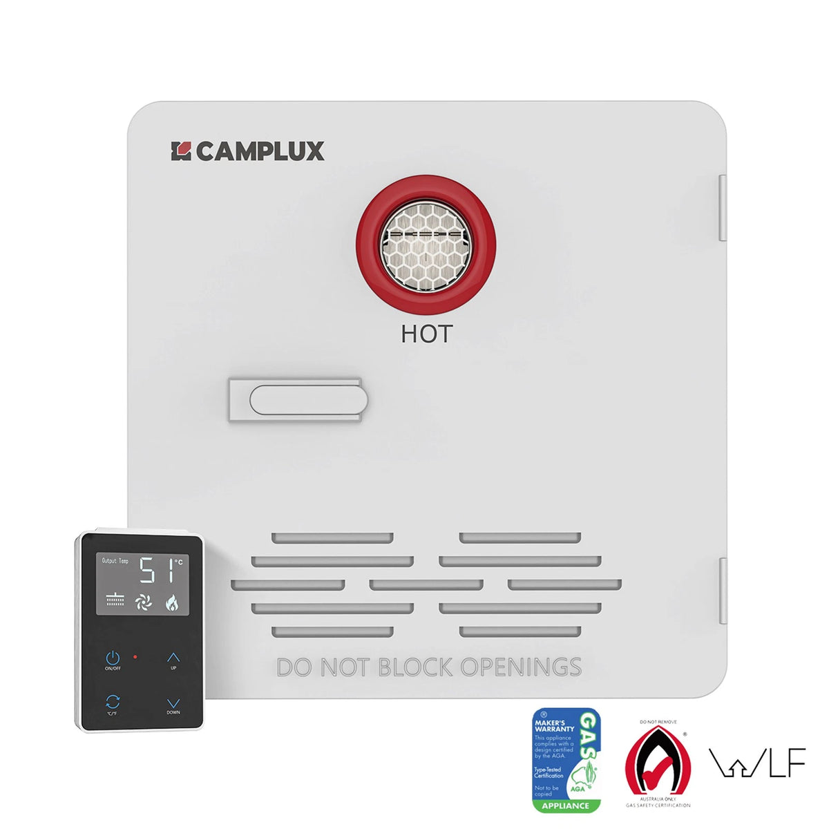 camplux re264 caravan hotwater gas